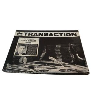 Transaction The Authentic Stock Market Game Rare Vintage 1968‎ Made In USA